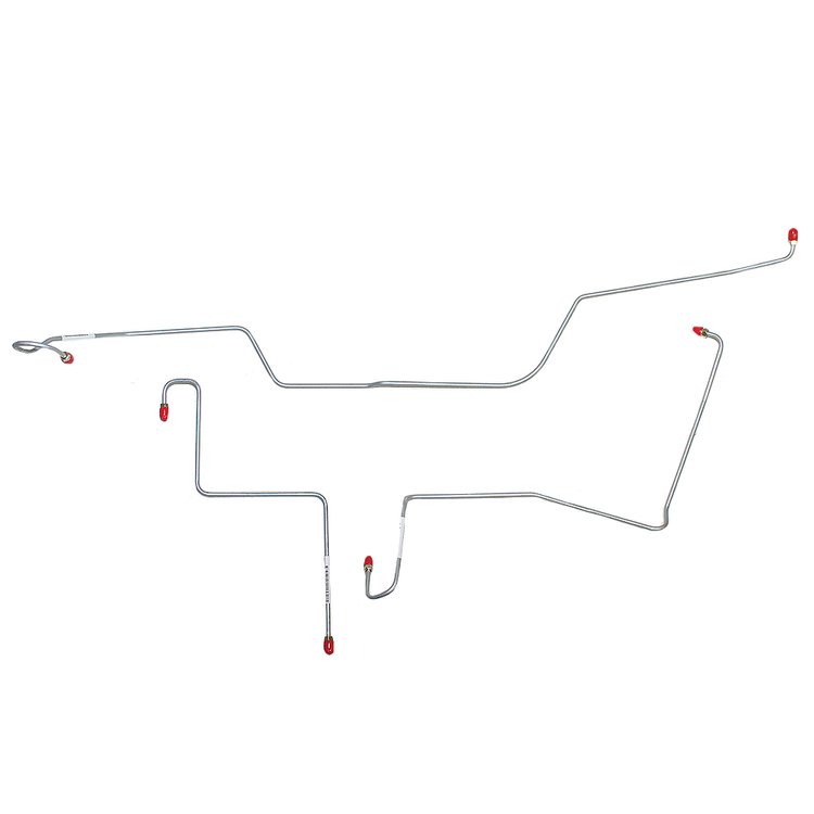 Front Brake Line Kit for 1966 Ford Fairlane [Galfan-Coated Steel]