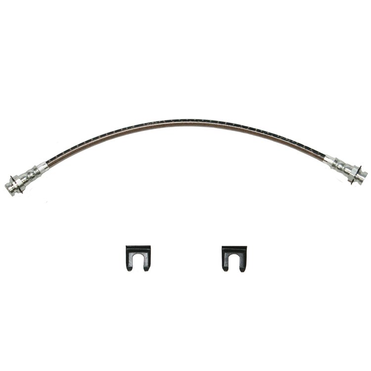 Brake Hose for 1968-1970 AMC AMX, AMC Javelin, AMC Rambler SC & AMC Rebel Machine - Front Hose, Disc [Galfan-Coated Steel]