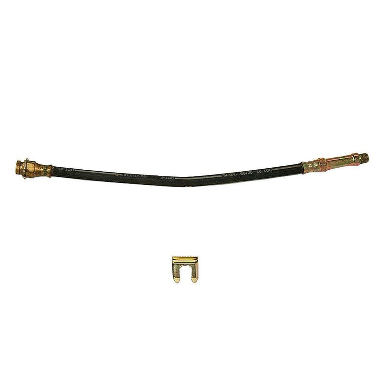 Brake Hose for 1967 Ford Fairlane & Mercury Cougar - Front Disc, 2 Required [Galfan-Coated Steel]