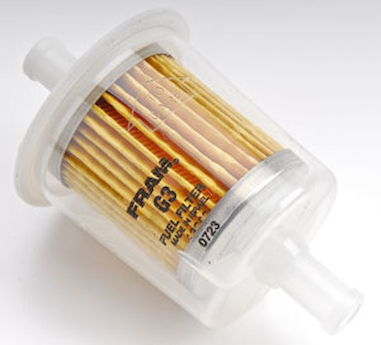 In-Line Gasoline Filter Height: 3.67"