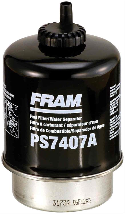 PS7407A Snap-Lock Fuel Water Separator for Select Alaska Diesel, Caterpillar, Ditch Witch, John Deere Models