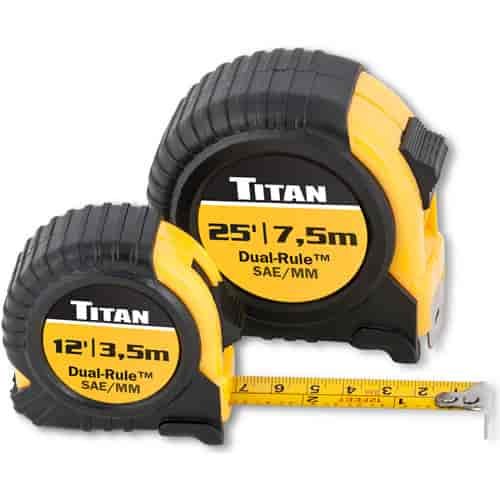 Combo Tape Measure Set Dual Rule Includes: