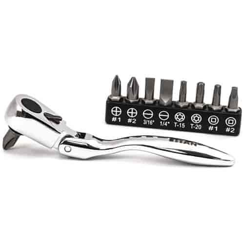 Micro Flex-Head Driver Set 10pc Includes: