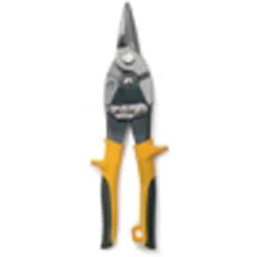 Aviation Snips Straight Cut Induction Hardened, Serrated Edged Blades