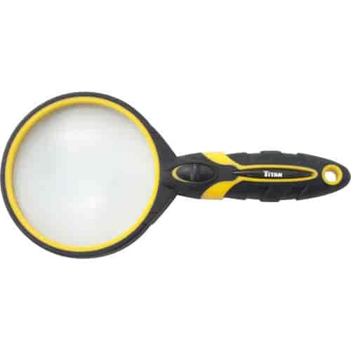 Magnifying Glass with LED Light 2-7/8" Non-distorting Glass Lens