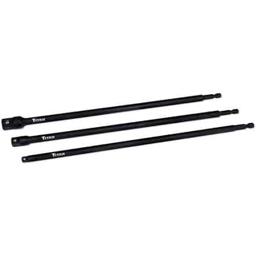 12" Impact Grade Socket Adapter Set 1/4" Shank