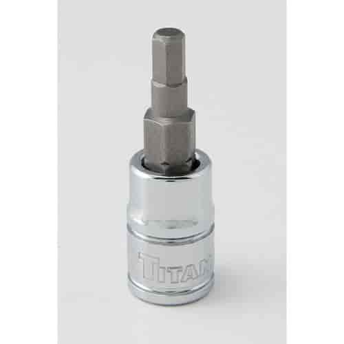Hex Bit Socket - 4mm 1/4" Drive