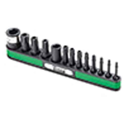 Impact Grade Tamper Resistant Star Bit Set 13pc Includes: