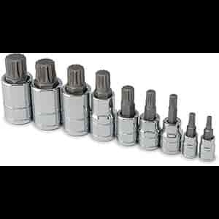 Triple Square Bit Socket Set S2 Steel Alloy Bits