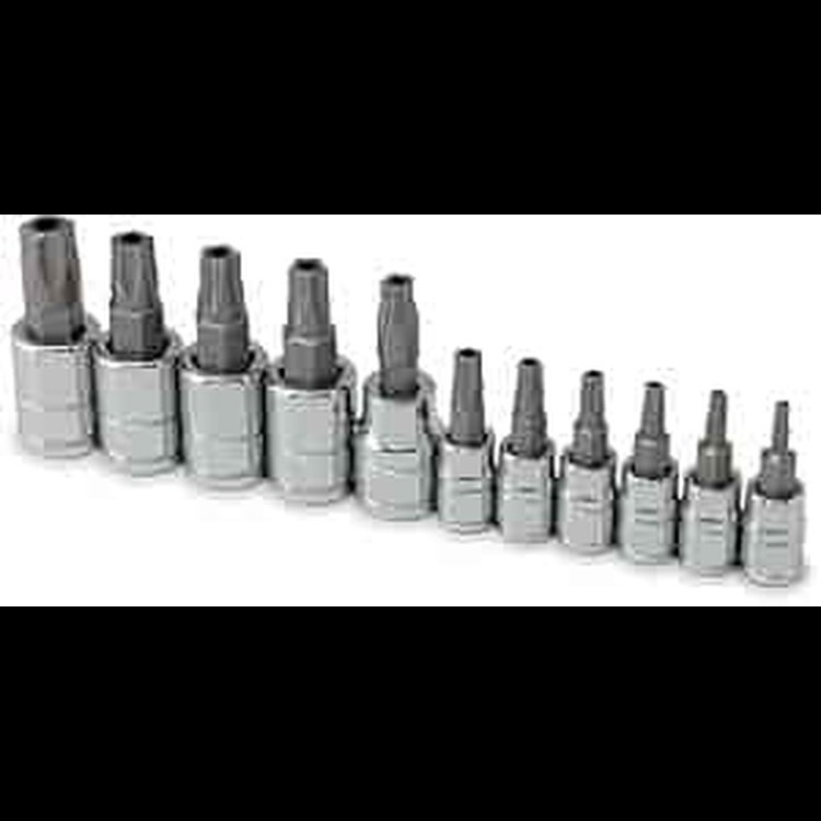 5-Lobe Tamper-Resistant Socket Set S2 Steel Alloy Bits