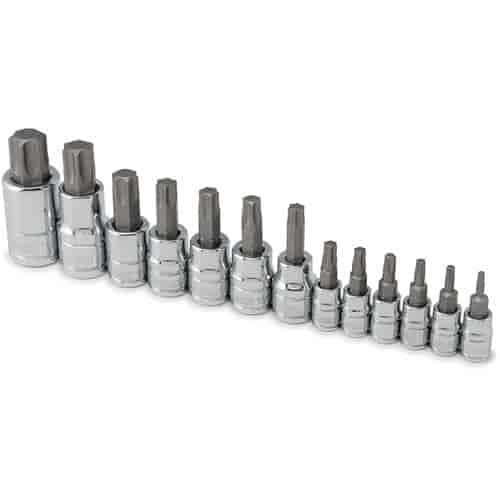 Star Bit Socket Set 13pc Includes: