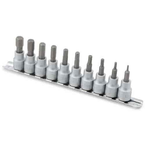 SAE Hex Bit Socket Set 10pc Includes: