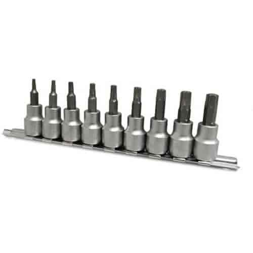Star Bit Socket Set 9pc Includes: