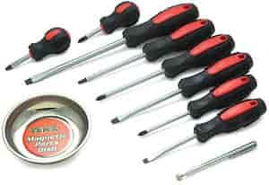 Screwdriver Set 10pc Includes: