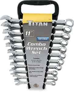 Metric Full Polish Wrench Set 11pc Includes: