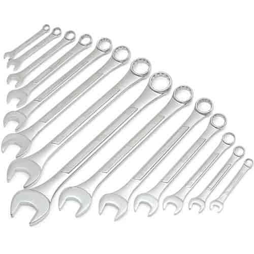SAE Wrench Set 14pc Includes: