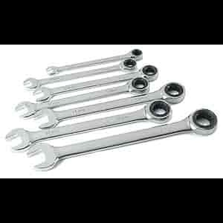 Ratcheting Wrench Set 7pc