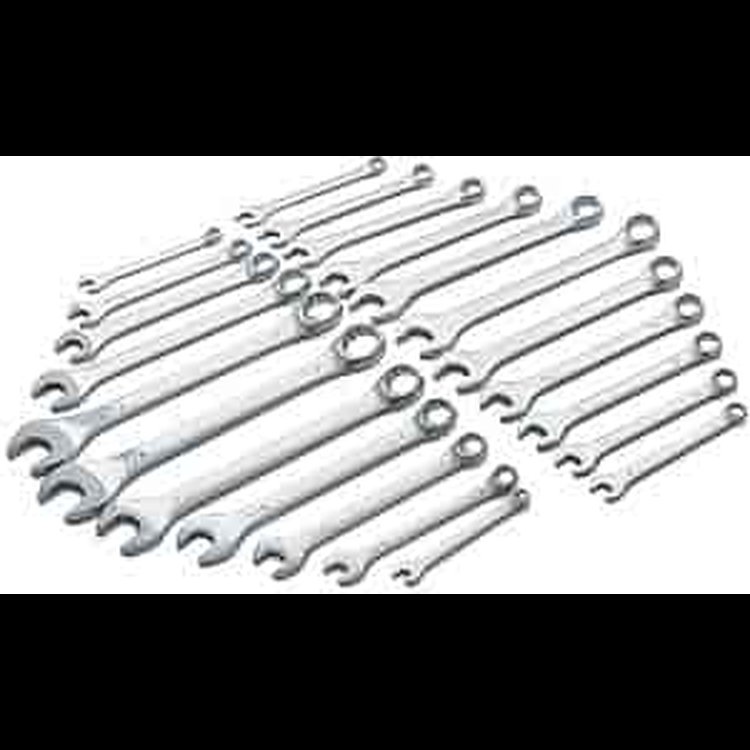 Standard & Metric Combination Wrench Set 22 Pc.