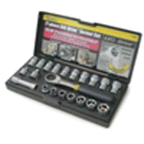 Exo-Drive Socket Set 21pc Includes:
