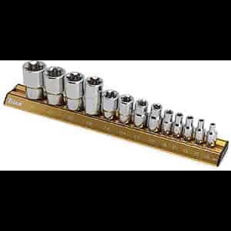 E-Torx Socket Set 13pc Includes: