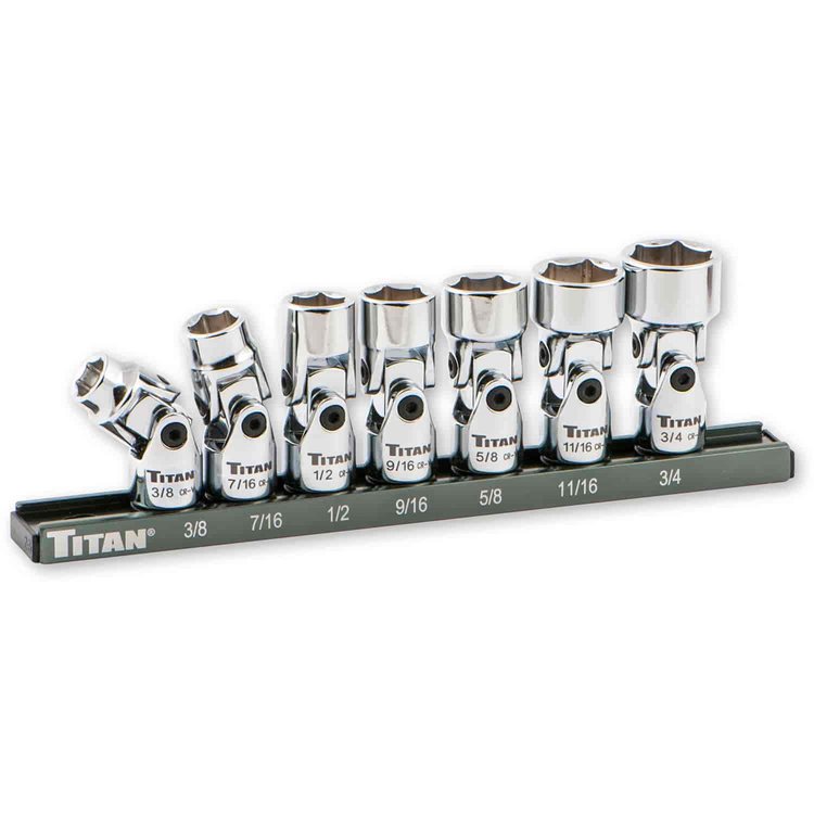 SAE 6pt Universal Socket Set 3/8" Drive