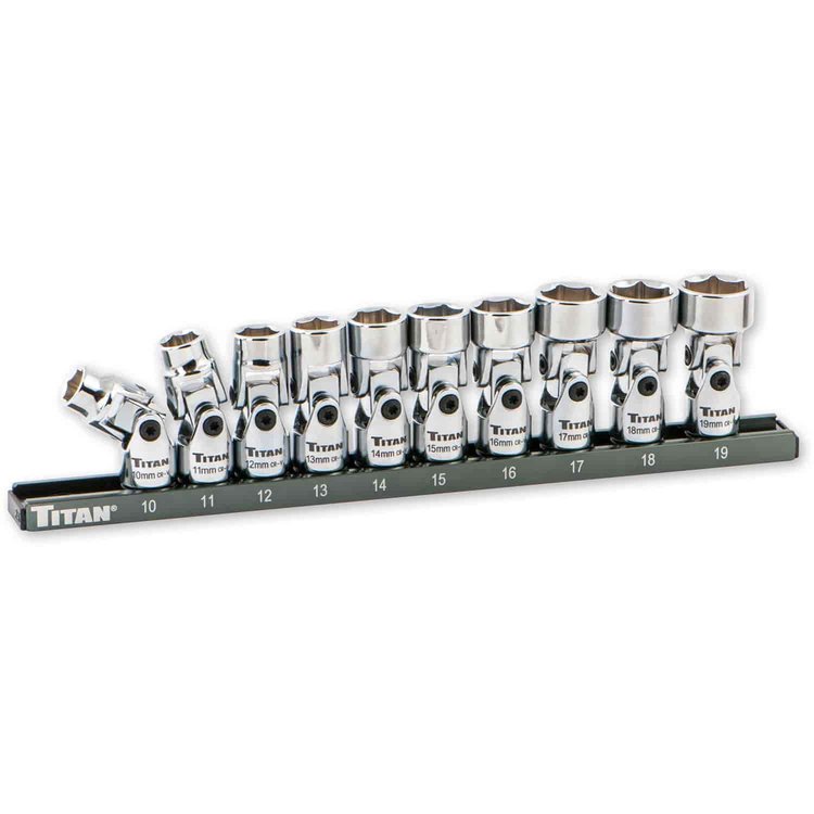 Metric 6pt Universal Socket Set 3/8" Drive