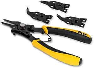 Internal/External Snap-ring Plier Set Removes & Installs Snap-rings