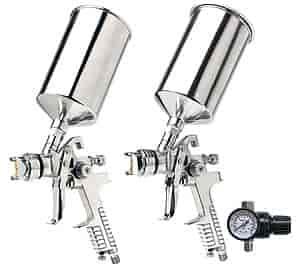 Dual Set-Up H.V.L.P. Spray Gun Set 3pc