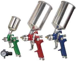 Triple Set-Up H.V.L.P. Spray Gun Kit 4pc