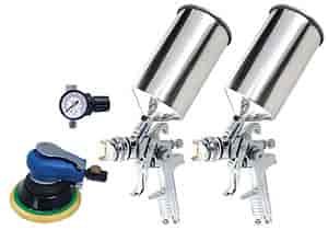 Dual Set-Up H.V.L.P. Spray Gun Kit 4pc