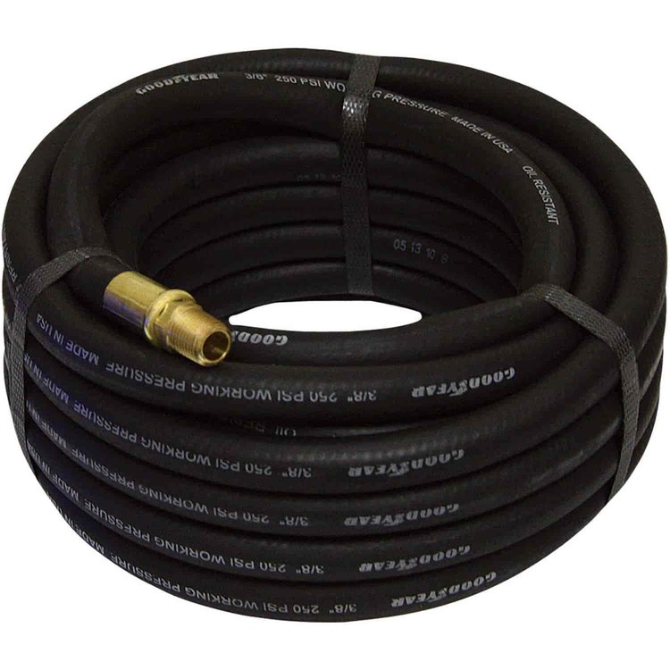 Rubber Air Hose 3/8" x 35"