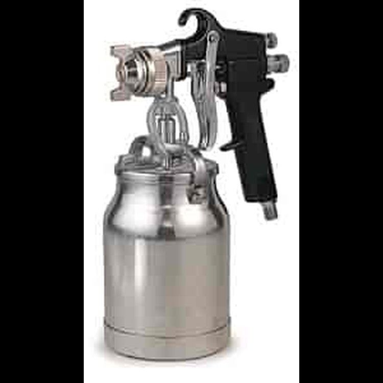 Siphon Feed Production Spray Gun Chrome Includes: