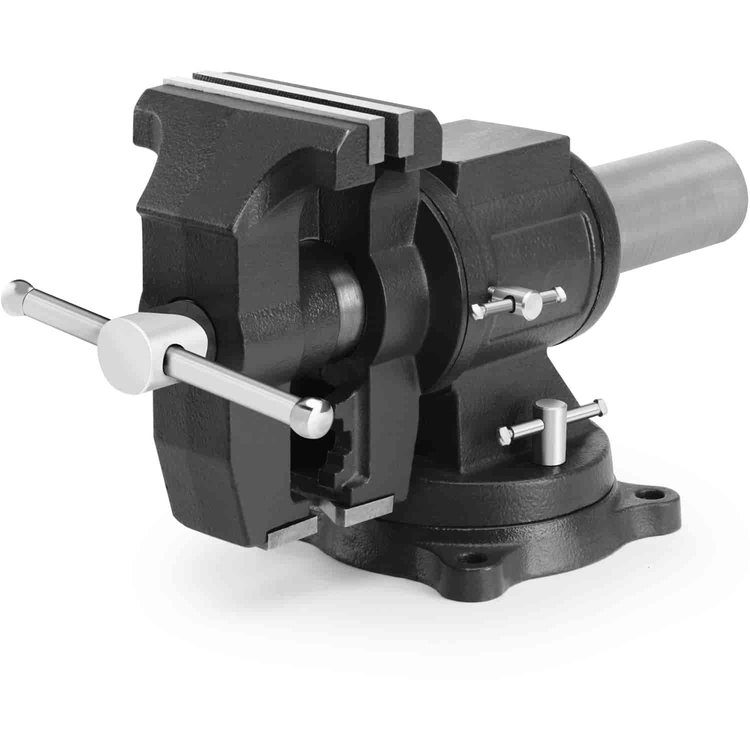 Swivel Bench Vise 5" Steel Jaws