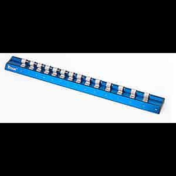 Metric Magnetic Anodized Socket Holder 3/8" Drive Sizes: 6 - 19mm & U-joint