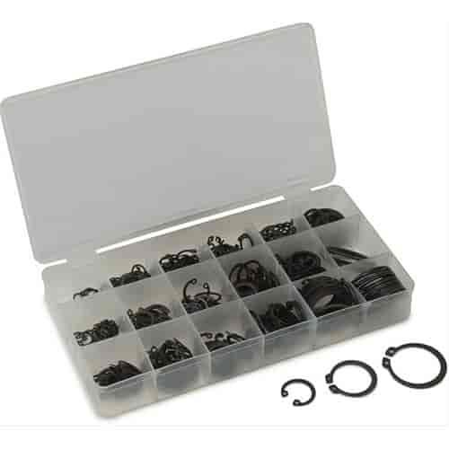 Snap Ring Assortment 300pc Includes: