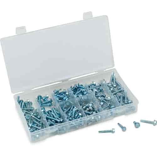 200pc Hex Head Drill Screw Assortment