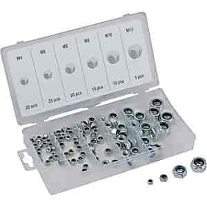 Nylon Locknut Assortment 100pc