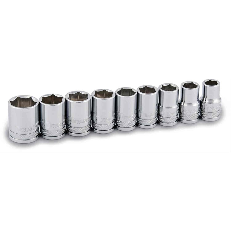 Standard 6pt Socket Set 1/2" Drive