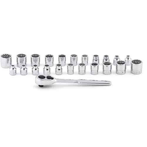 Low Profile Socket Set 1/4" Drive
