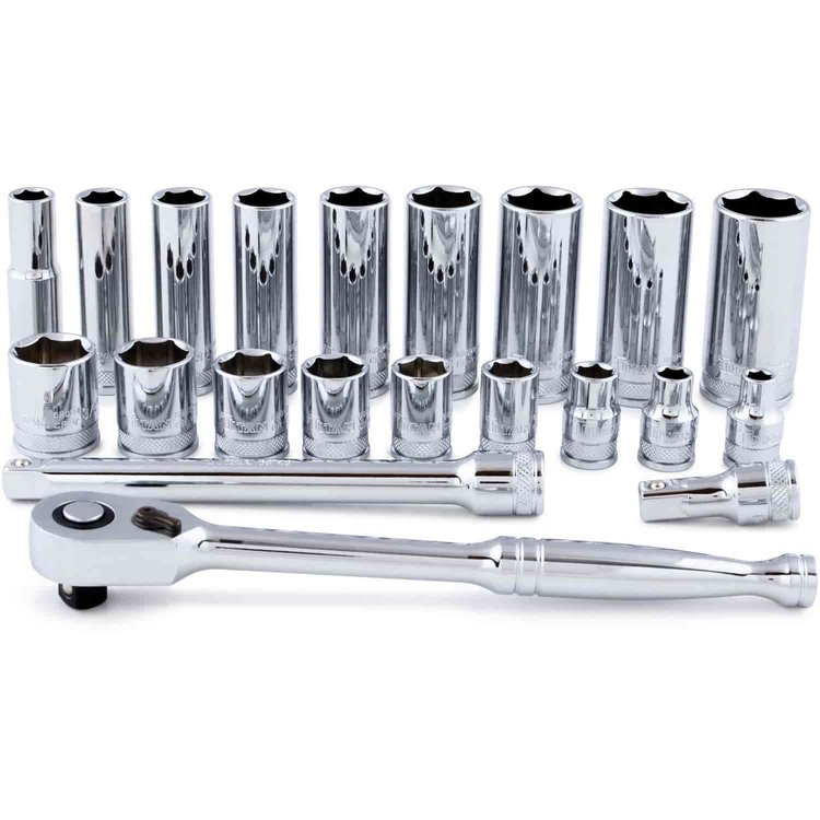 Fractional 6pt Socket Set 3/8" Drive