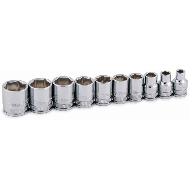 SAE 6pt Standard Socket Set 3/8" Drive