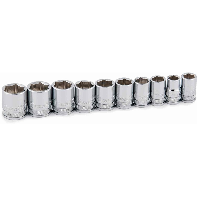 Metric 6pt Standard Socket Set 3/8" Drive