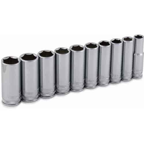 Metric 6pt Deep Socket Set 3/8" Drive