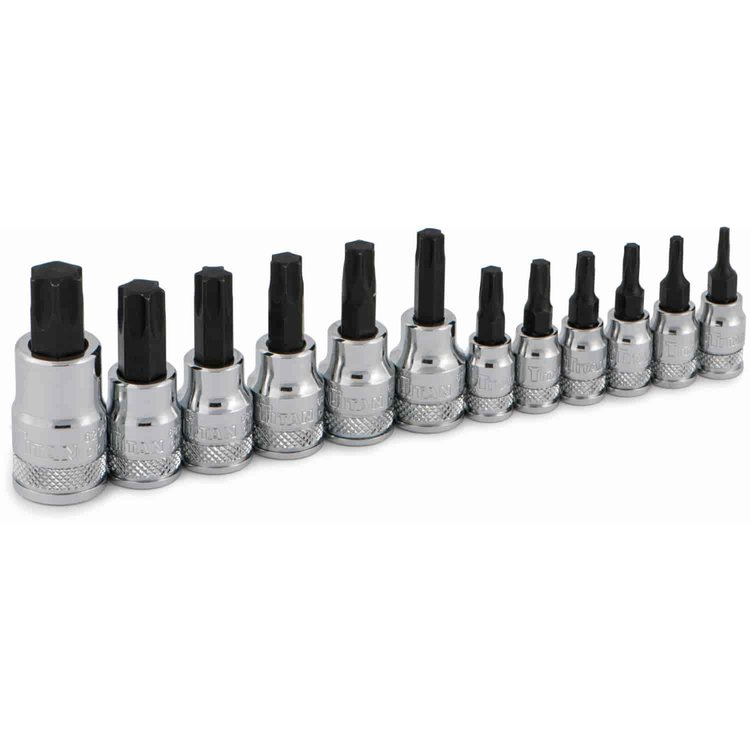 Star Bit Socket Set 12pc Includes: