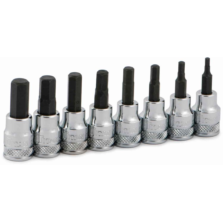 Metric Hex Bit Socket Set 3/8" Drive
