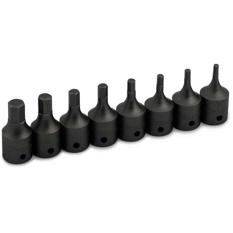 Impact Metric Hex Bit Socket Set 3/8" Drive