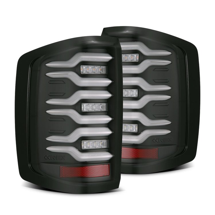 620030 Luxx Series LED Taillights for 2014-2019 Chevy/GMC Silverado/Sierra - Black