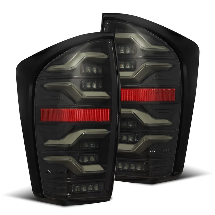 680080 Luxx Series LED Taillights Fits Select Toyota Tacoma - Alpha-Black