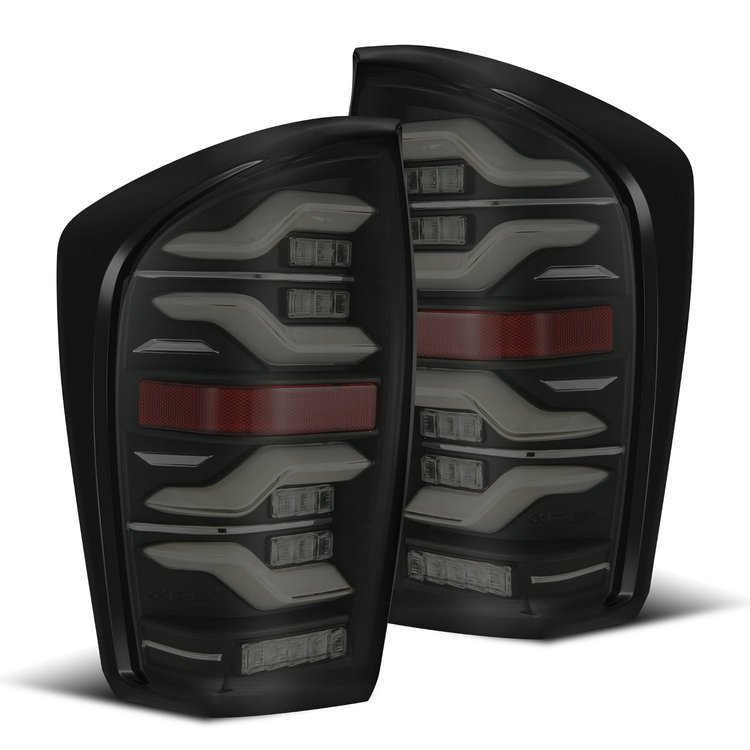 680090 Luxx Series LED Taillights Fits Select Toyota Tacoma - Black