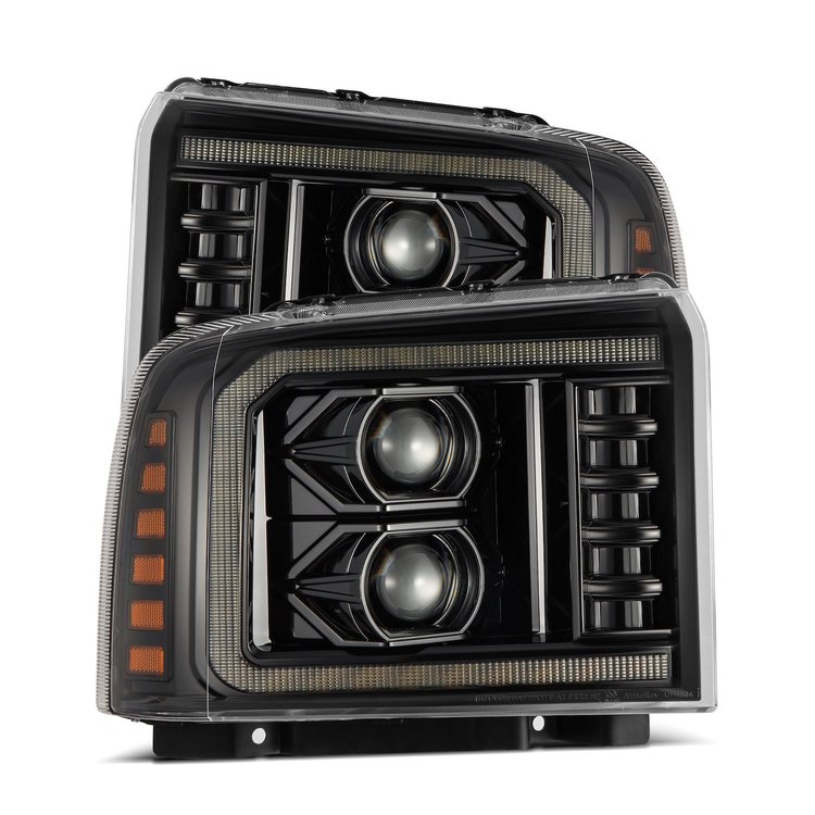 880316 PRO-Series Projector headlights for 2005-2007 Ford F-250/F-350/F-450 - Alpha-Black
